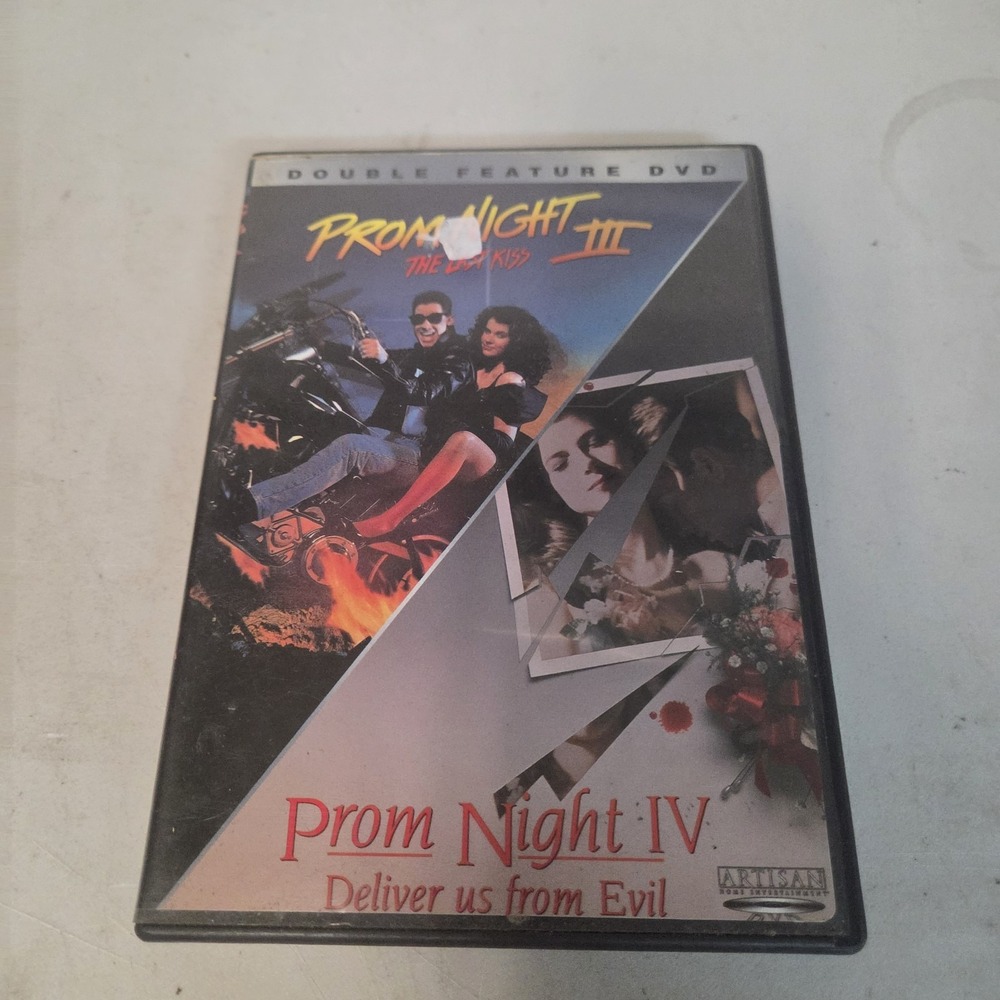 Prom Night III & Prom Night IV Double Feature DVD Horror Slasher Artisan 15006
